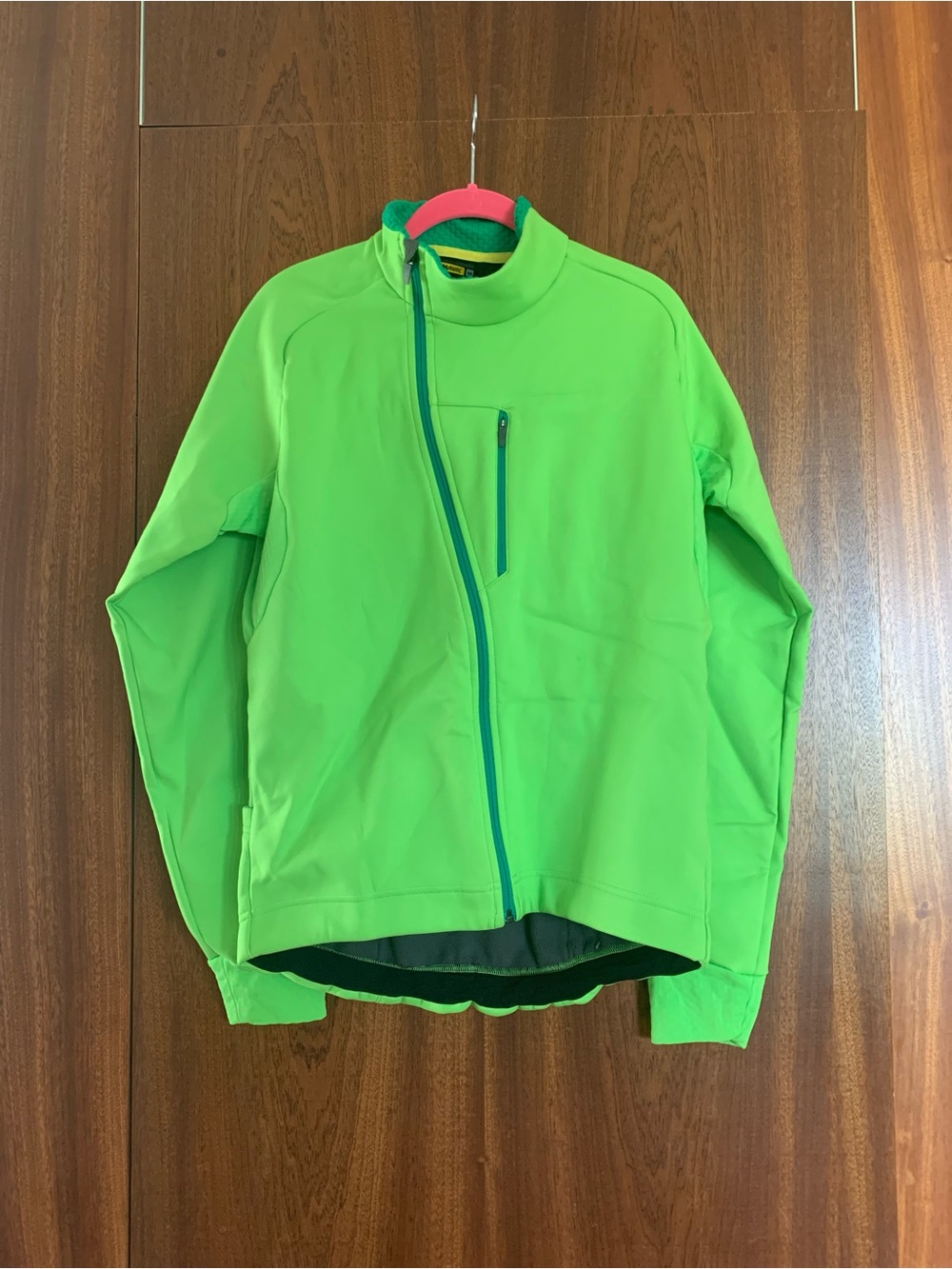 Mavic Men's Neon Green Performance Jacket new NWT